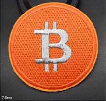 Load image into Gallery viewer, Bitcoin, Iron on Patch,Sew On, Embroidered Patches
