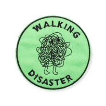 Load image into Gallery viewer, Walking Disaster, Iron on Patch,Sew On, Embroidered Patches
